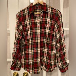 Ralph Lauren plaid flannel button down